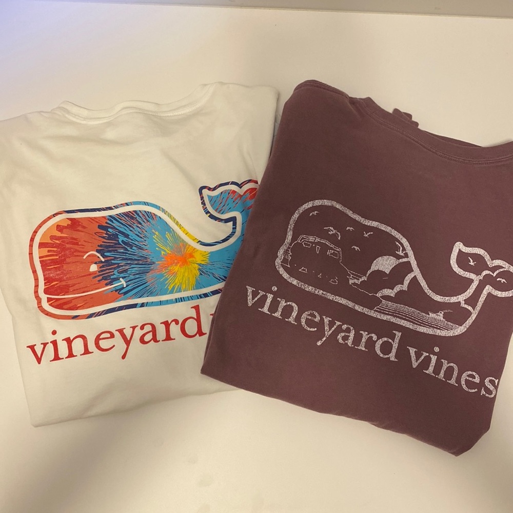 Vineyard Vines Long Sleeve T Shirts (2 shirts)